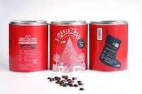 Wintry Holiday Coffee Tins Image 8