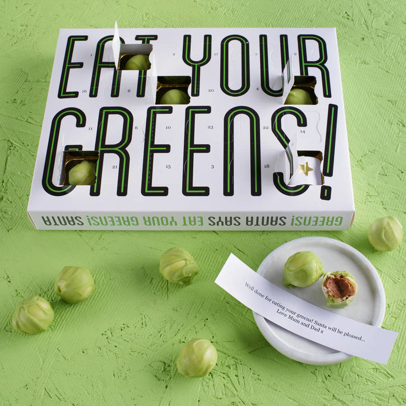 Green Chocolate Calendars