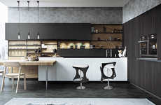 Sliding Backrest Stools