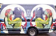 Pop Art Bus Murals