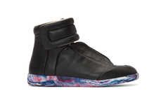 Futuristic Psychedelic High-Tops