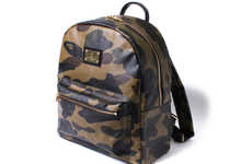 Leather Camouflage Backpacks