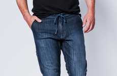 Sweatpant-Style Jeans