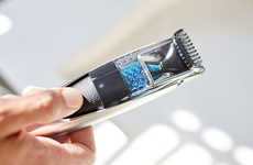 Hair-Catching Vacuum Trimmers