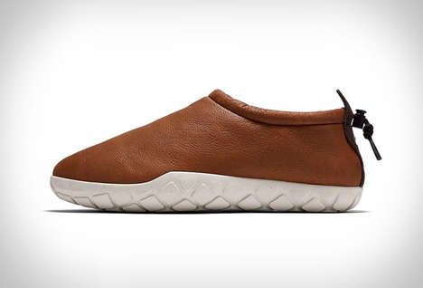 Cozy Leather Sneaker Slippers