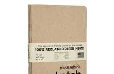 Reclaimed Paper Notebooks