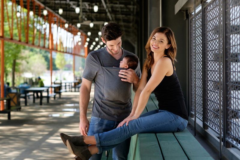 Baby-Carrying Dad Shirts