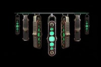 Glowing Steampunk Keychains Image 2