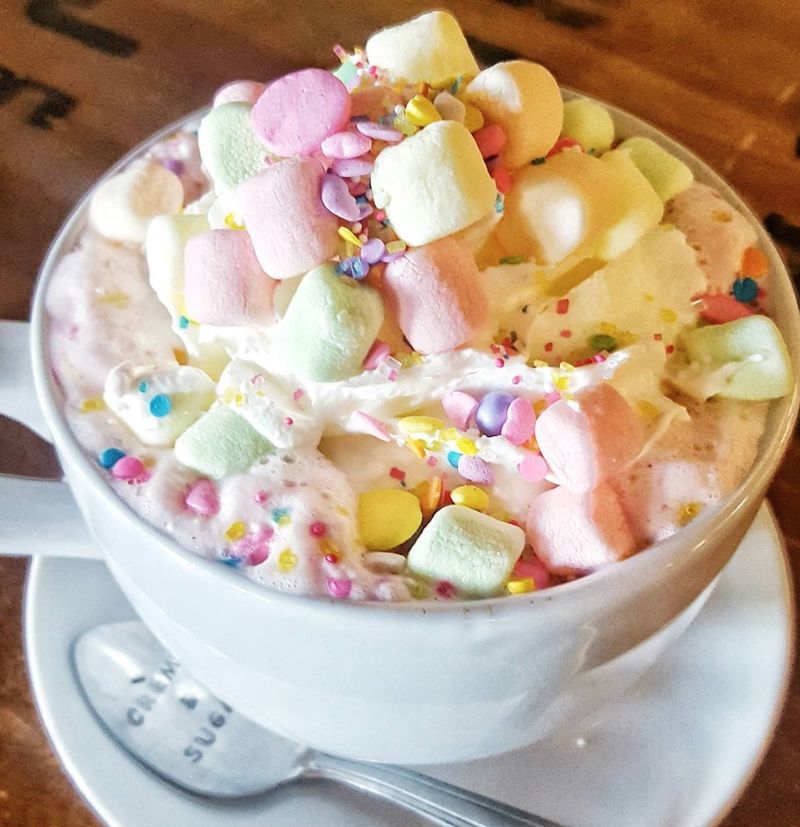 Chromatic Unicorn Hot Chocolates