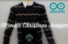 LED Display Holiday Sweaters