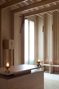 Timber-Lined Prayer Rooms Image 4