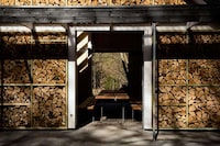 Log-Filled Cabin Walls Image 2