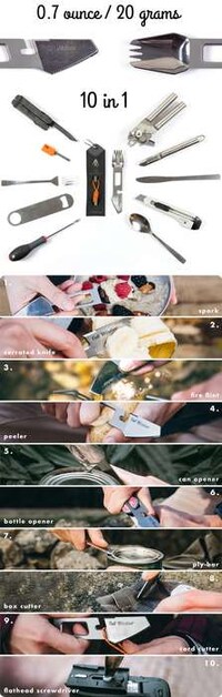 Multi-Use Camping Utensils Image 6