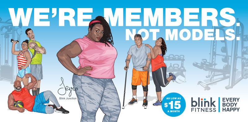 Happiness-Focused Fitness Ads