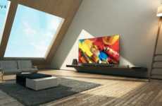 Razor-Sharp Brushed Metal TVs