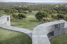 Curvaceous Tiered Houses