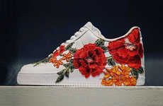 Elegantly Embroidered Sneakers