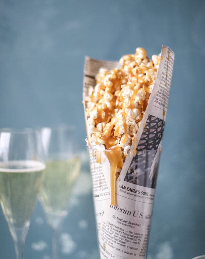 Boozy Caramel Corn