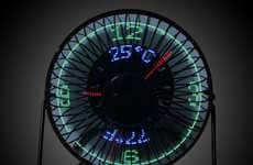 Digital Clock Fans