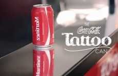 Surname-Tattooing Soda Cans