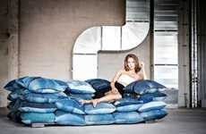 Recycled Denim Home Sofas