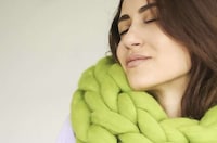 Oversized Knitted Cowls Image 3