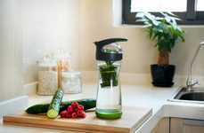 Vegetable-Slicing Water Bottles