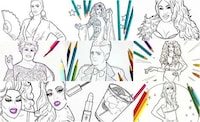 Drag Queen Coloring Books Image 4