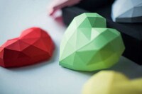 Framed Origami Hearts Image 3