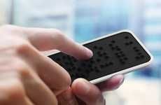 Texturized Braille Phone Designs