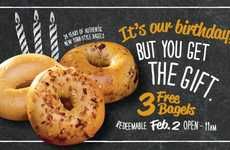Complimentary Bagel Promotions