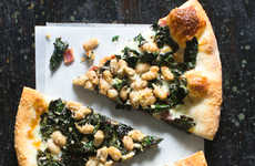 Green White Bean Pizzas