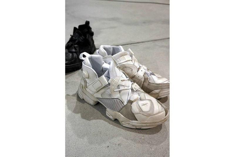 Ironically Worn-Out Sneakers