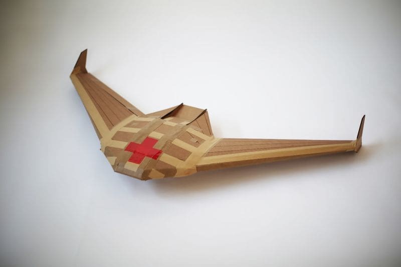 Cardboard Delivery Drones