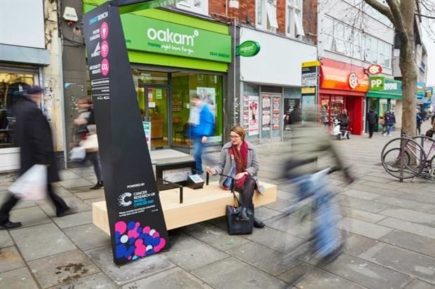 Contactless Donation Benches