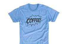 Coffee-Dyed T-Shirts