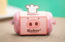 Playful Square-Shaped Sausages