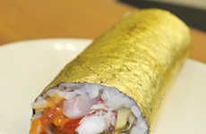 Gold-Plated Sushi Rolls