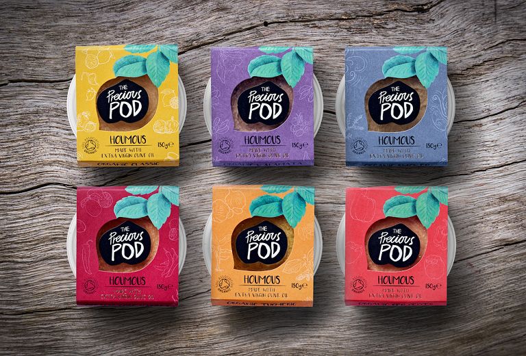 Authentic Organic Hummus Pots