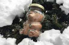 Bear-Shaped Cocoa Packaging