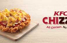 Fried Chicken Pizzas