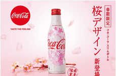 Sakura Blossom Soda Bottles