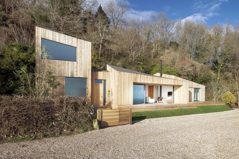 Angular Wooden Seaside Cottages