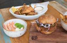 Pickle-Marinated Chicken Burgers