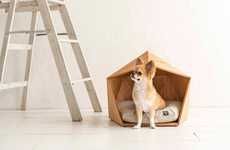 Angular Geometric Pet Houses