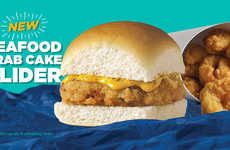 Snack-Sized Seafood Burgers