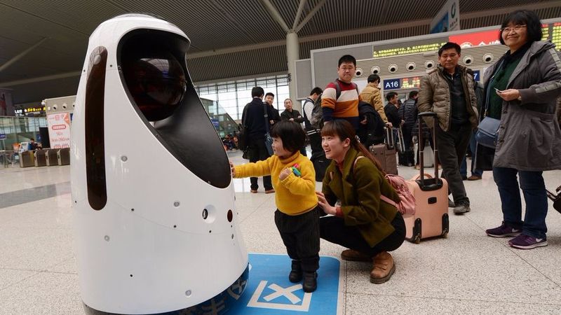 Chinese Police Robots