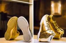 Celebratory All-Gold Sneakers