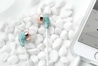 Multicolor Marble Headphones Image 3