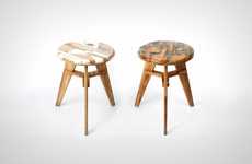 Wood Waste Stools